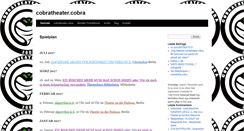 Desktop Screenshot of cobratheatercobra.com