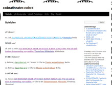 Tablet Screenshot of cobratheatercobra.com
